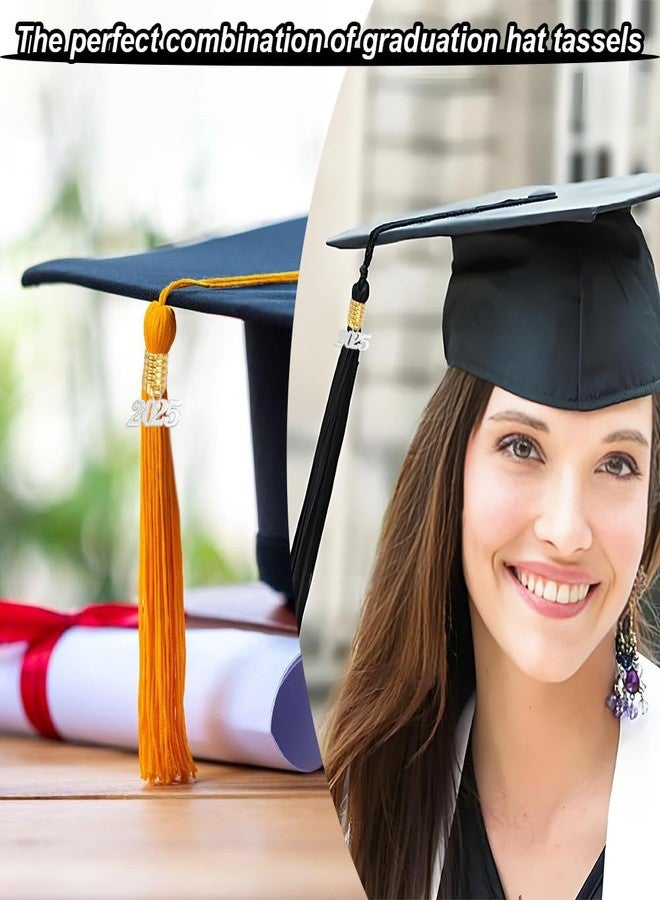 STARKET 2025 Graduation Tassel, 2 Pcs Silver Graduation Tassel 2025 - Image 5